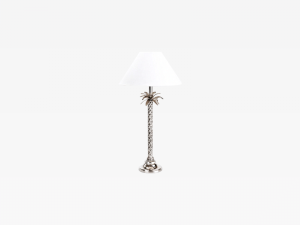 Gray Metal Table Lamp