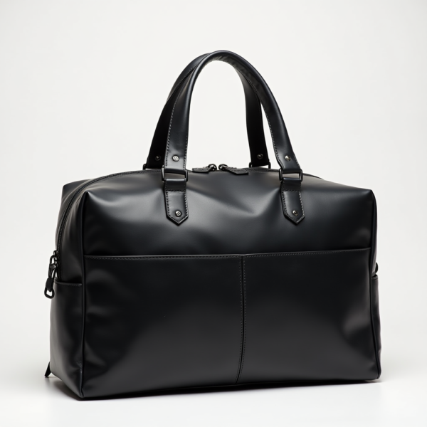 Elegant Black Leather Handbag