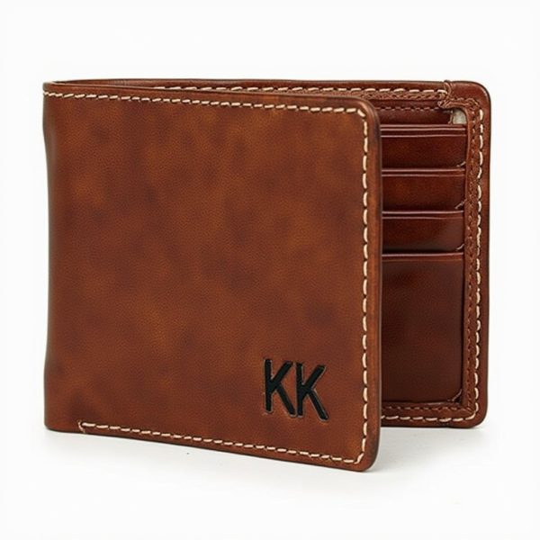 Classic Monogrammed Leather Wallet