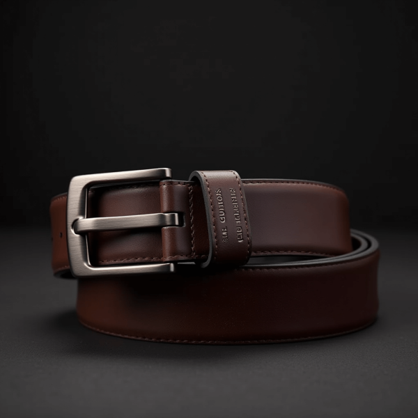 Classic Brown Leather Belt