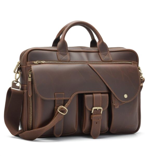 Vintage Leather Laptop Bag