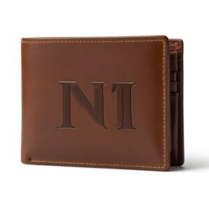 Personalized Monogram Leather Wallet