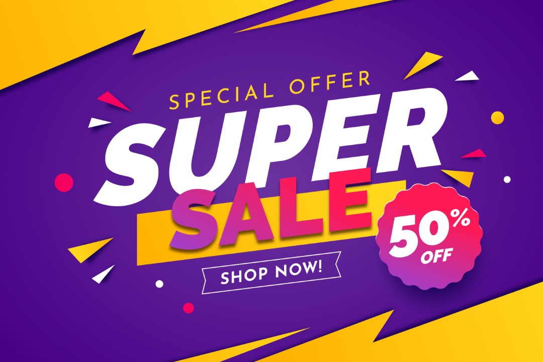 Supper Sale Up To 50% OFF