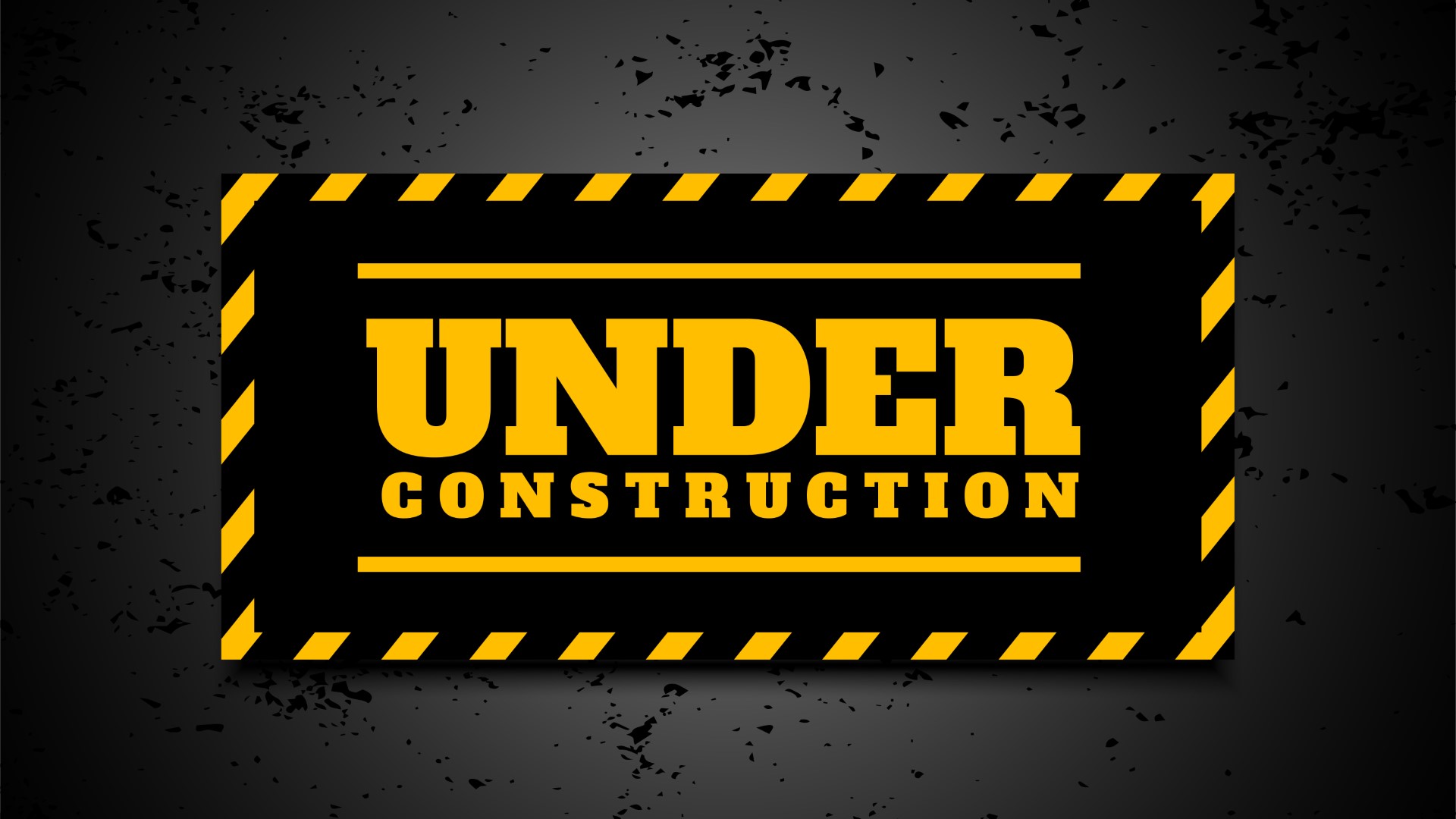 under construction industrial background in yellow black stripes