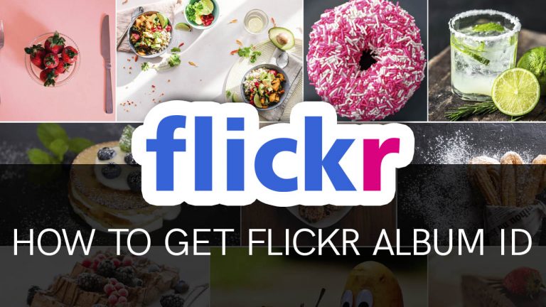 How to get Flickr Album ID WP Frank