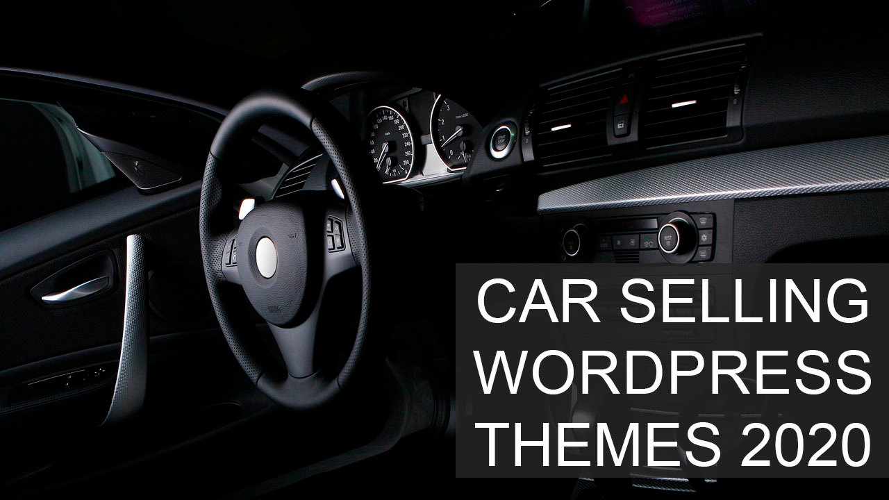 Top Car Selling WordPress Themes 2020 - Best Automobile WP Themes