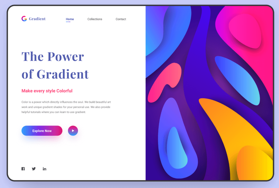 By Gradient Web Concept @Behance 