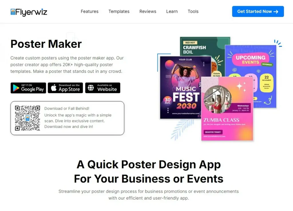 Flyerwiz - Poster Maker Graphic Design tool for designer