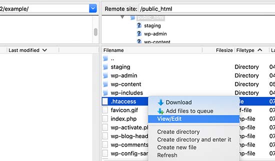 connecting to your website through FTP