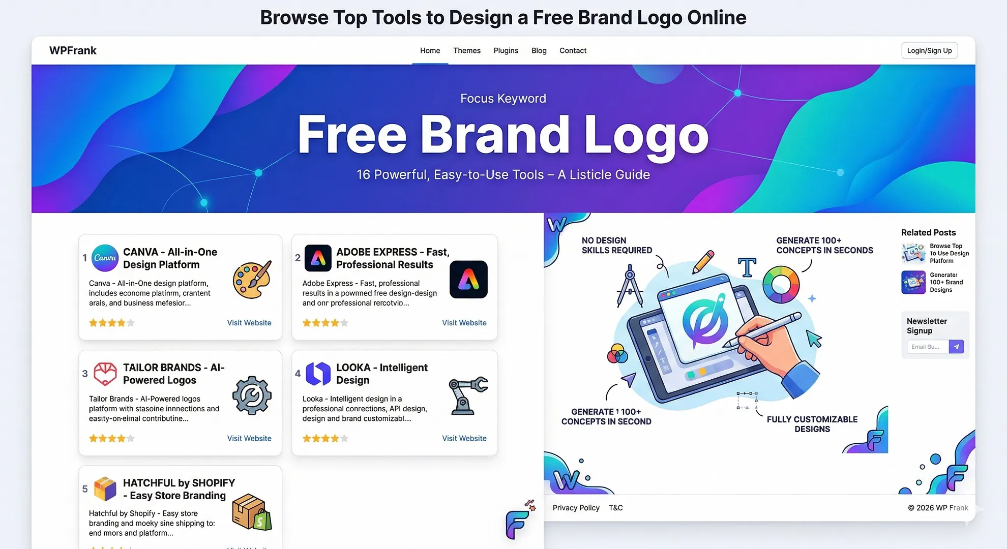 Create Your Own Free Brand Logo Easily With These Websites 2 Top Tools to Design a Free Brand Logo Online