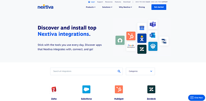 Integrations by Nextiva