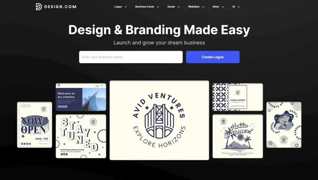 Free vs. Premium: Top 10 Logo Design Tools in 2025 2 Design.com - Free AI Logo Design