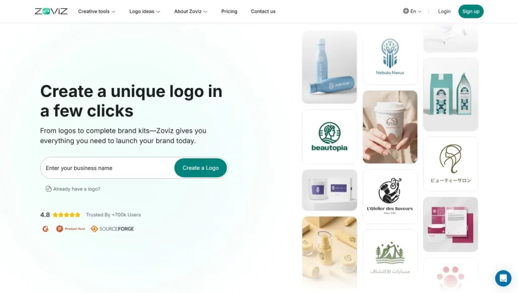 Free vs. Premium: Top 10 Logo Design Tools in 2025 5 Zoviz – Multilingual Logo Design Tool