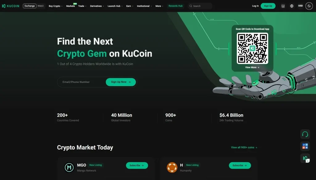 Top 10 Non-KYC Crypto Exchanges in the USA for 2025: Buy Crypto Without KYC Hassle 9 KuCoin – Partial Anonymity With Generous Limits