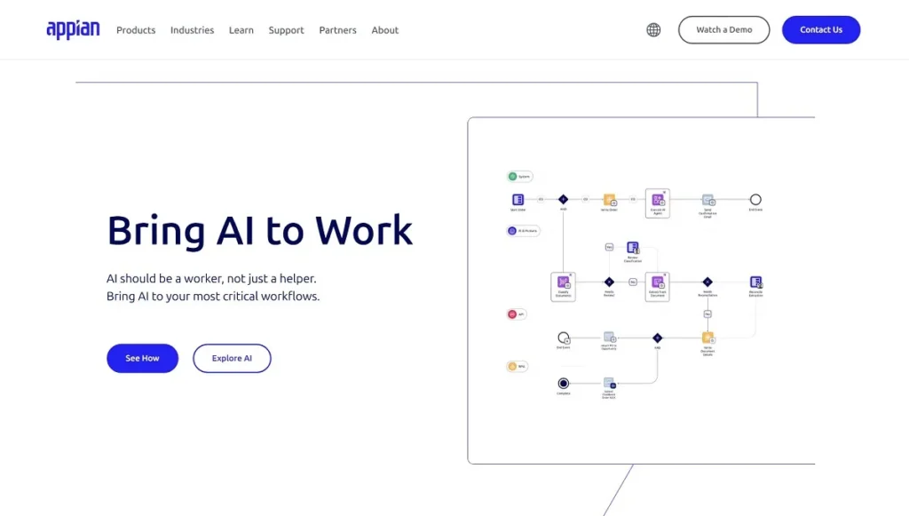 Appian - AI-Powered Process Orchestration Across the Enterprice