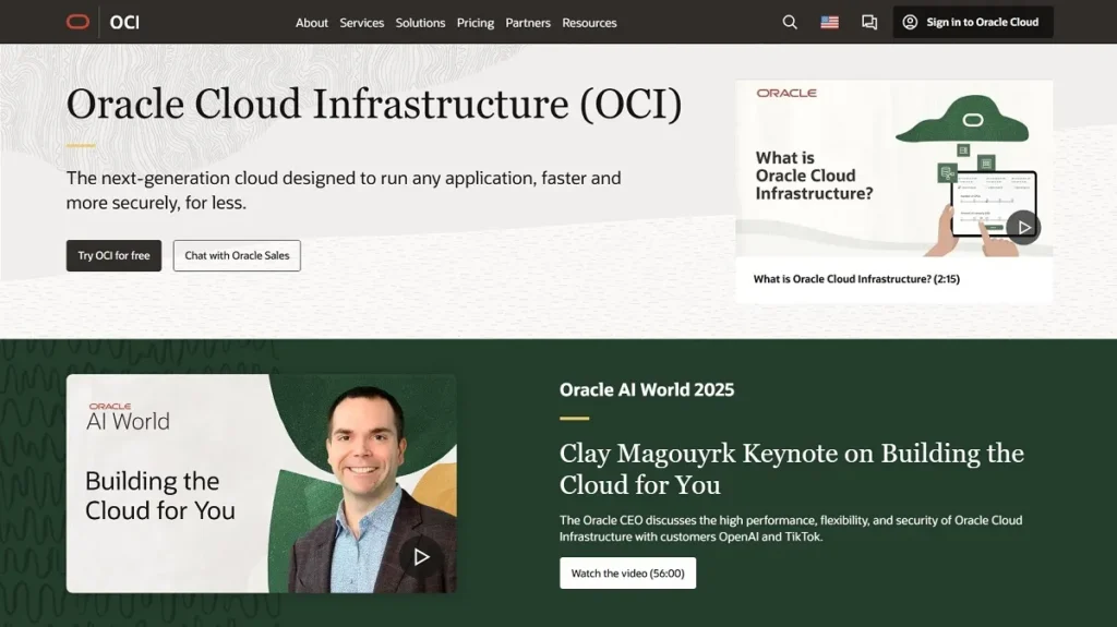 Oracle Cloud Infrastructure for All Business