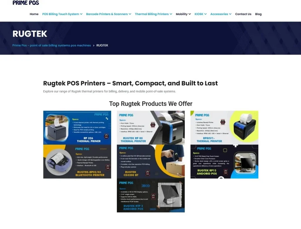 PRIME POS - Point of sale billing systems pos machines