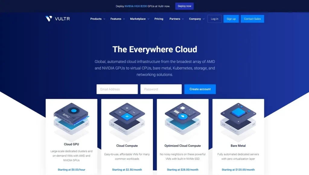 Vultr's cutting-edge cloud hosting infrastructure