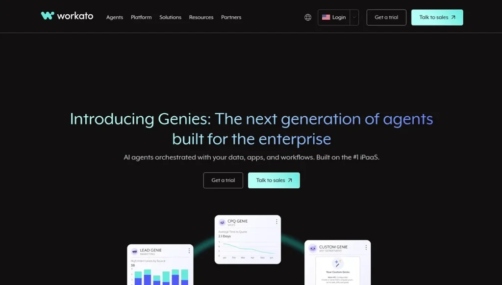 Workato - The Number 1 iPaaS for the AI and Agentic Era