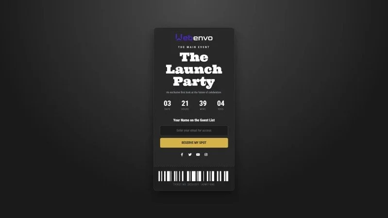 Coming Soon Maintenance Mode Template 23-event