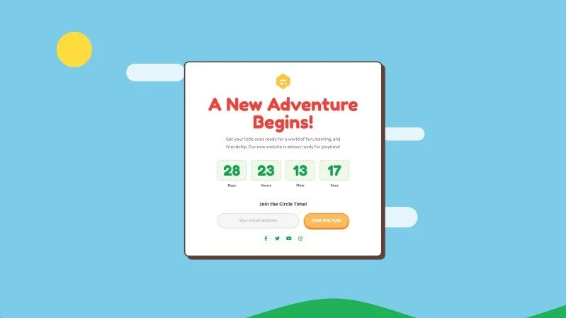Coming Soon Maintenance Mode Template 31-kids