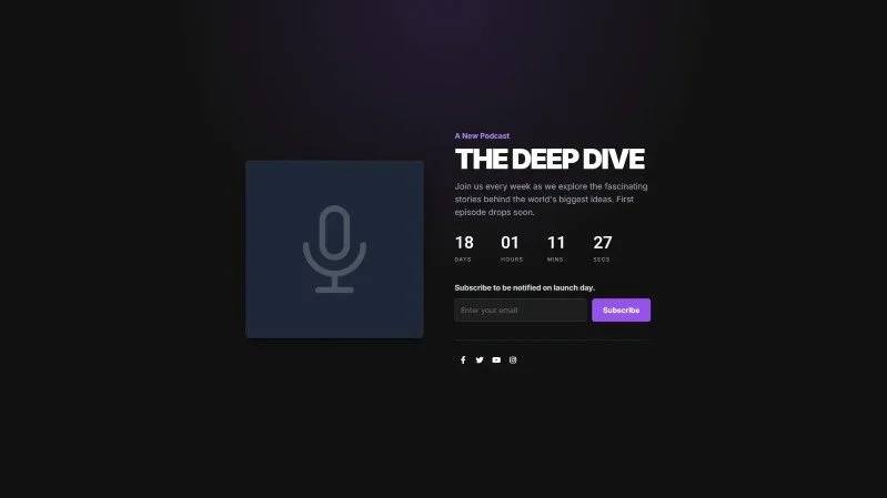 Coming Soon Maintenance Mode Template 32-podcast