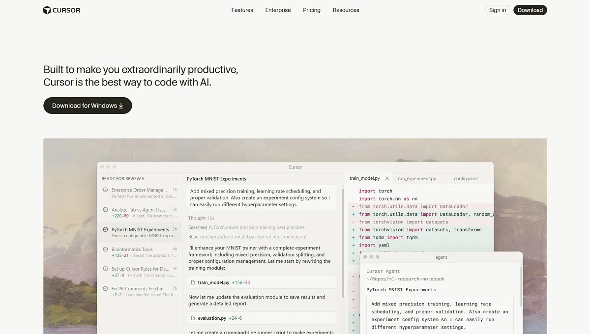 Cursor - The AI-Native Code Editor