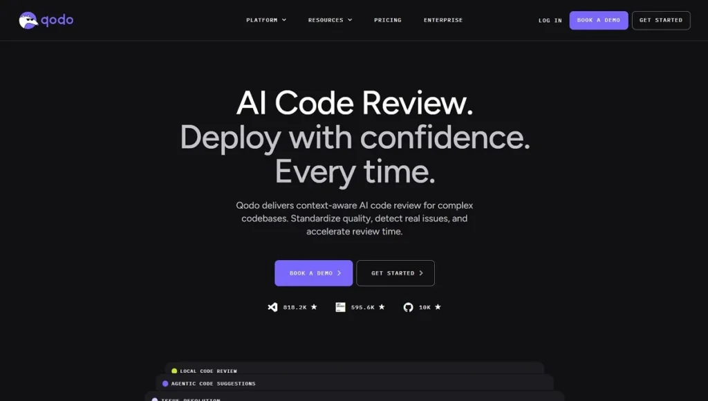 Qodo - AI Code Review and Deploy with confidence