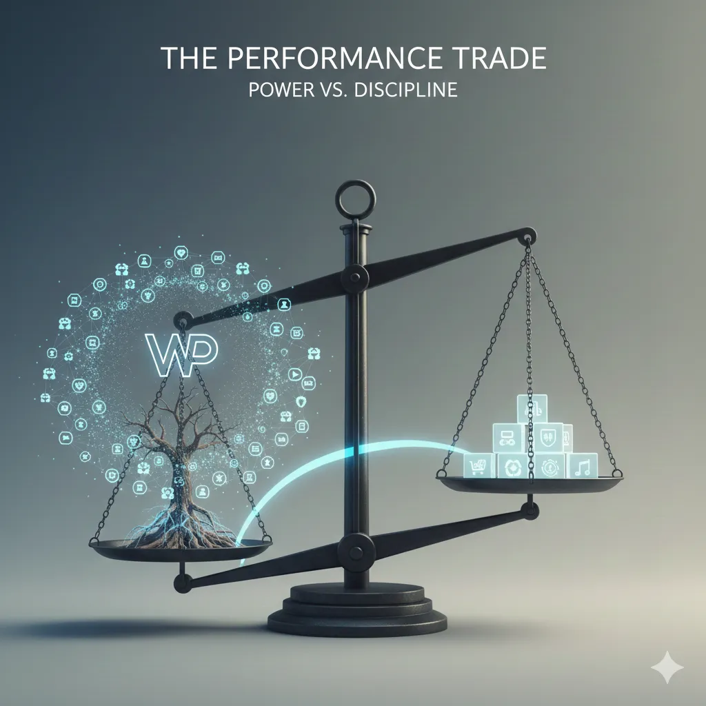 Is it Worth Starting to Use WordPress in 2026? 6 The Performance Trade - WordPress in 2026