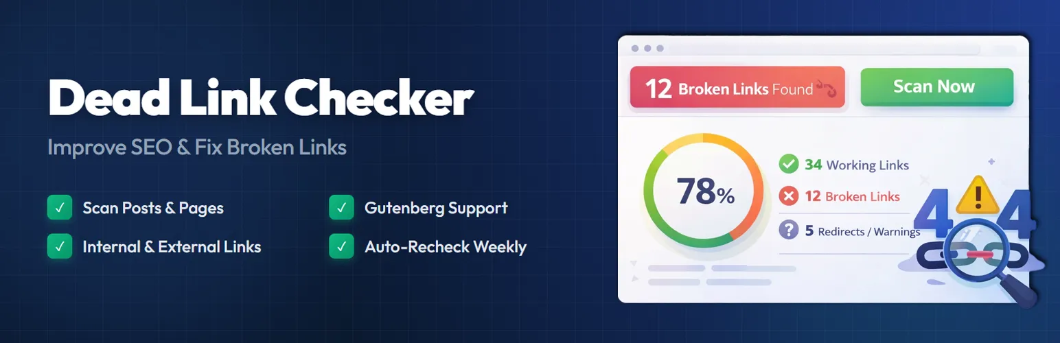 WordPress Page Speed Optimization: Complete Performance Guide for 2026 (Increase Rankings & Conversions) 3 Dead Link Checker Free WordPress Plugin