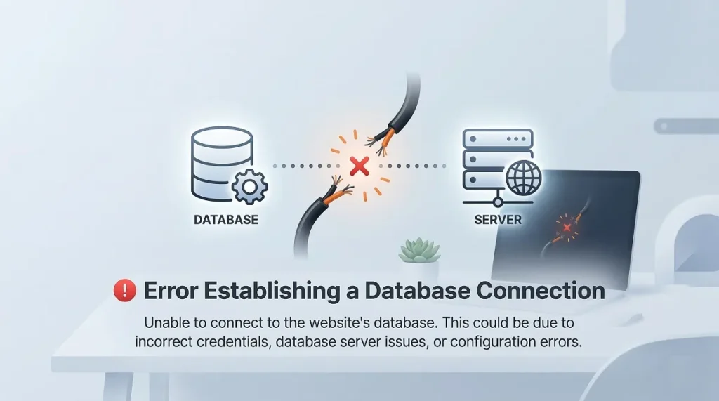 Error Establishing a Database Connection - Common WordPress Errors