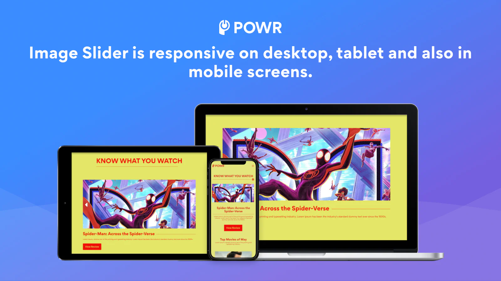 POWR Image Slider & Carousel