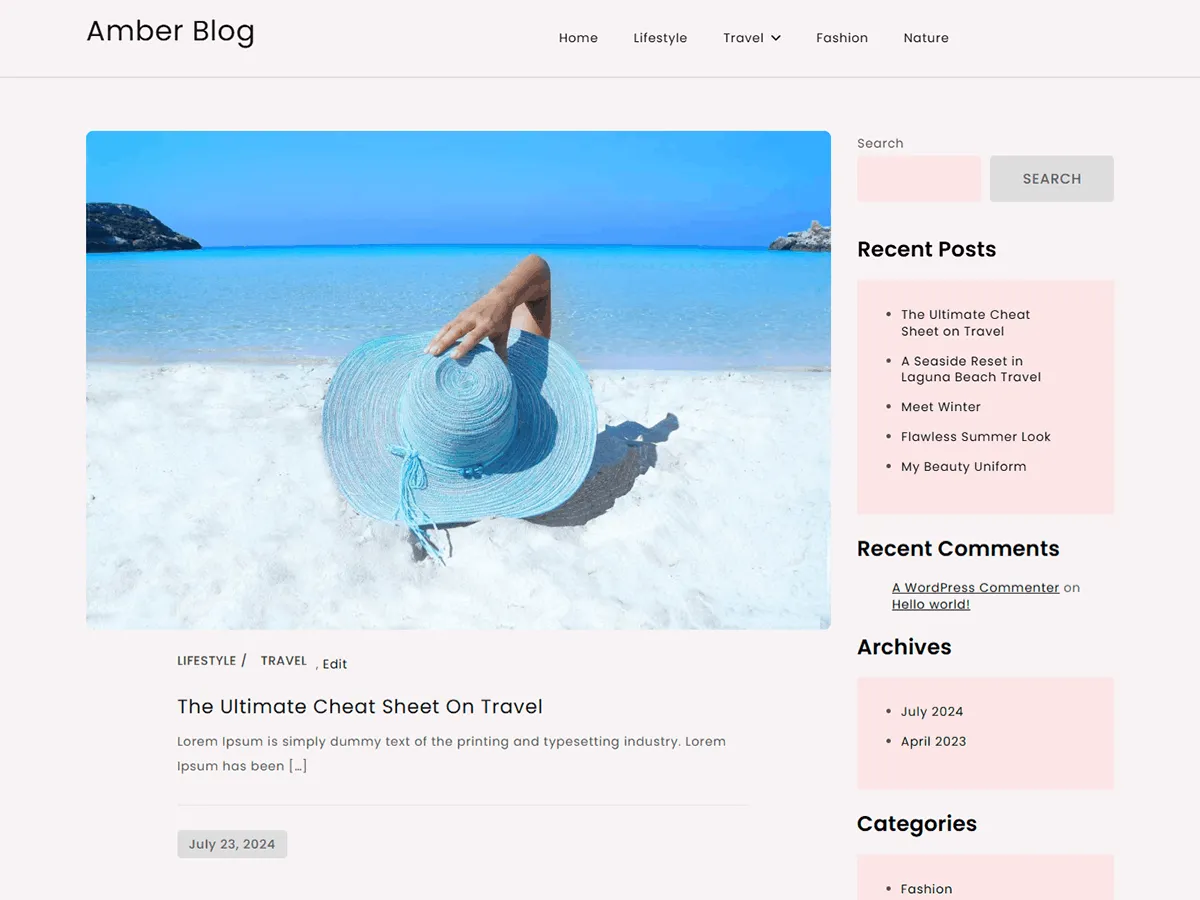 Amber Blog – bold choice for food and travel