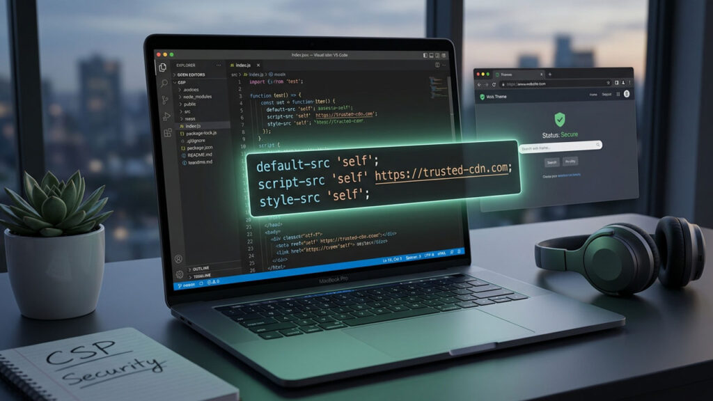 Implementing Strict Content Security Policy (CSP) Headers in Custom Themes