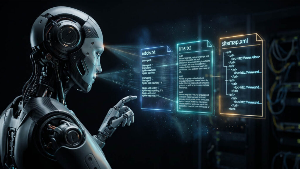 llms.txt vs robots.txt vs Sitemap.xml: What AI Reads
